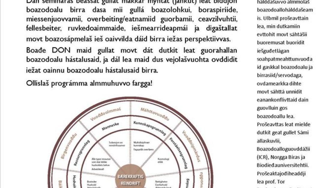 Bovdehus / invitasjon på samisk